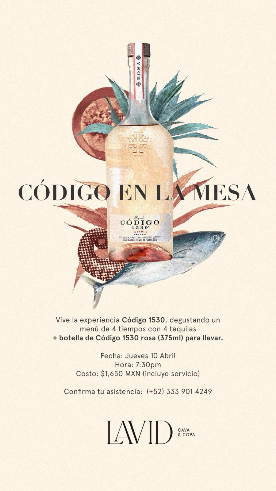CÓDIGO EN LA MESA